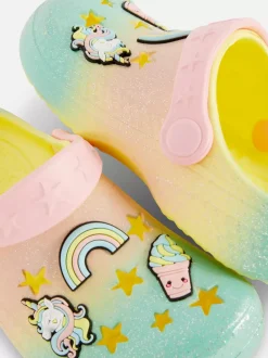 Dzieci Primark Sandały I Klapki<Zabawne błyszczące chodaki z efektem ombré