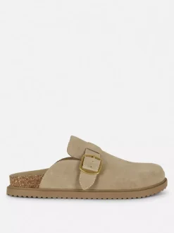 Primark Sandały<Zamszowe chodaki z klamrą The Edit