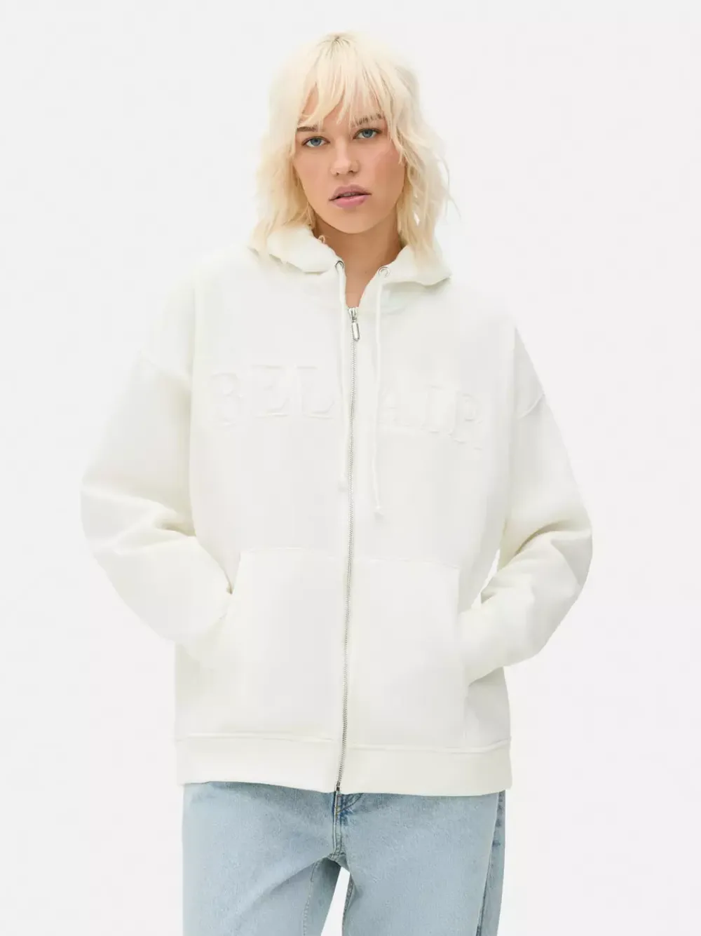 Primark Odzież Domowa I Na Siłownię|Bluzy<Zapinana na zamek bluza oversize z kapturem