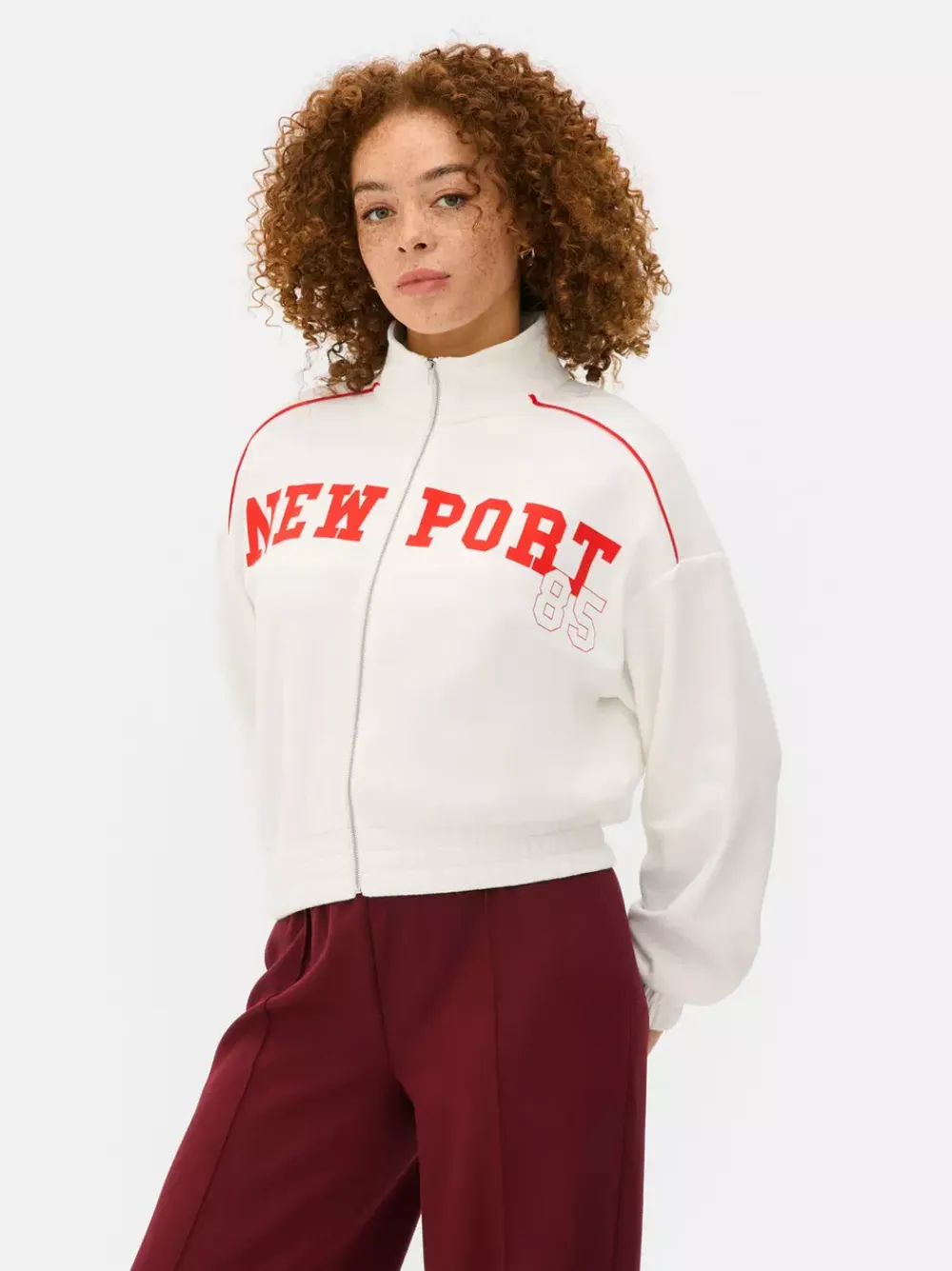 Primark Odzież Domowa I Na Siłownię|Bluzy<Zapinana na zamek bluza ze stójką
