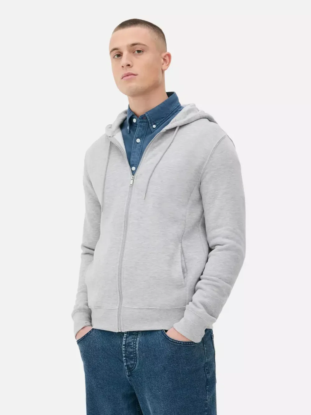Primark Odzież Sportowa I Domowa|Bluzy<Zapinana na zamek bluza z kapturem Essential