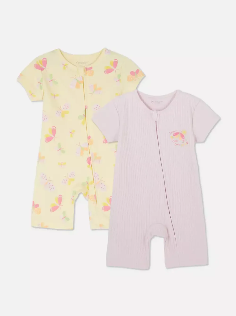 Primark Komplety I Gotowe Stroje<Zapinane na zamek pajacyki, 2 szt.