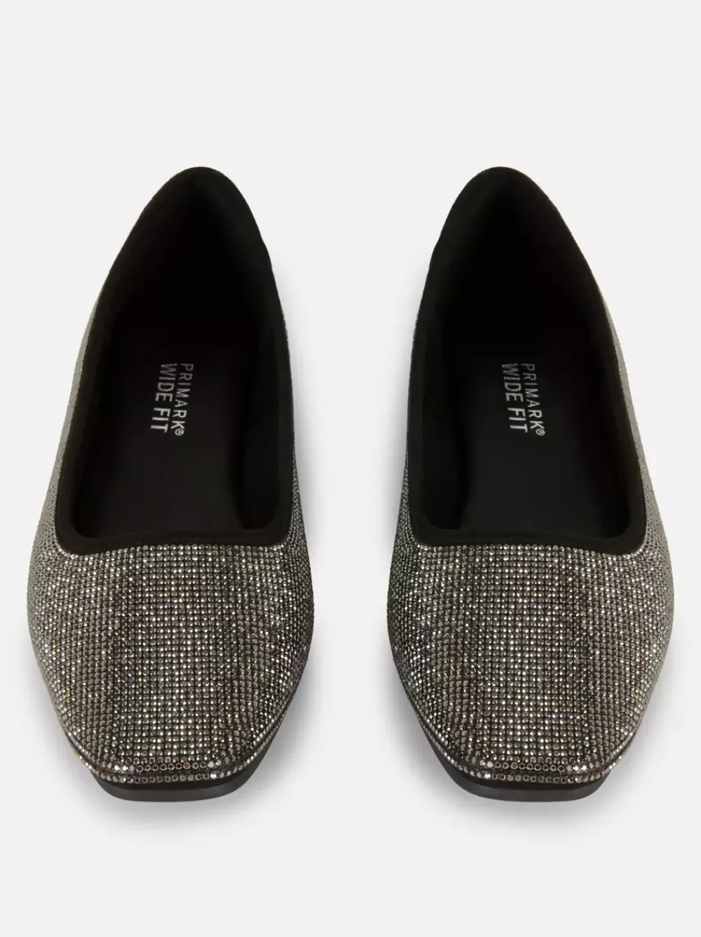 Primark Płaskie Buty<Zdobione szerokie baleriny z kwadratowym noskiem