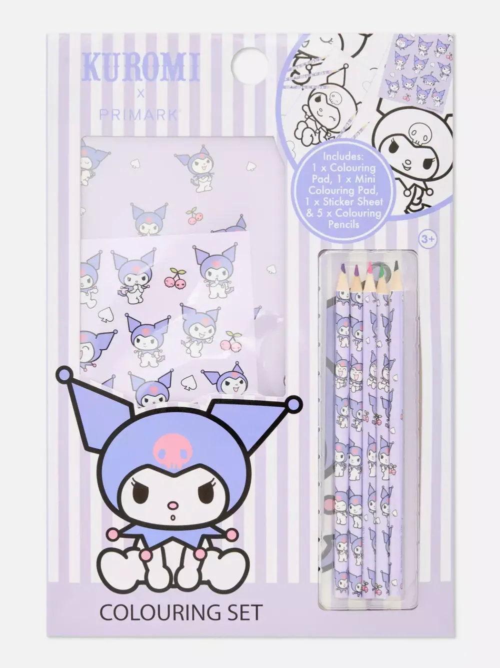 Dzieci Primark Artykuły Plastyczne<Zestaw do kolorowania z Kuromi z Hello Kitty