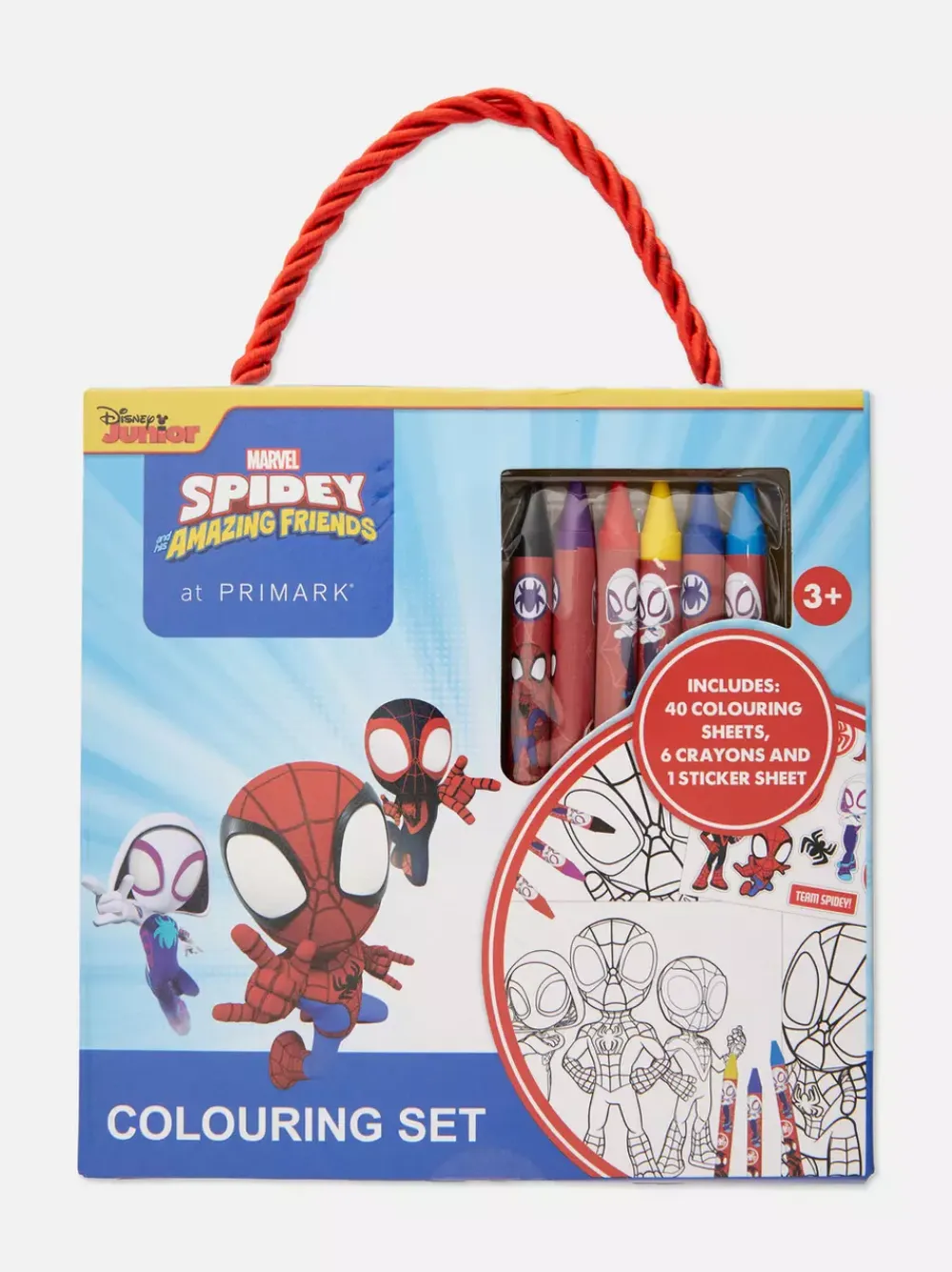 Dzieci Primark Artykuły Plastyczne<Zestaw do kolorowania z motywem Spider-Mana Marvela