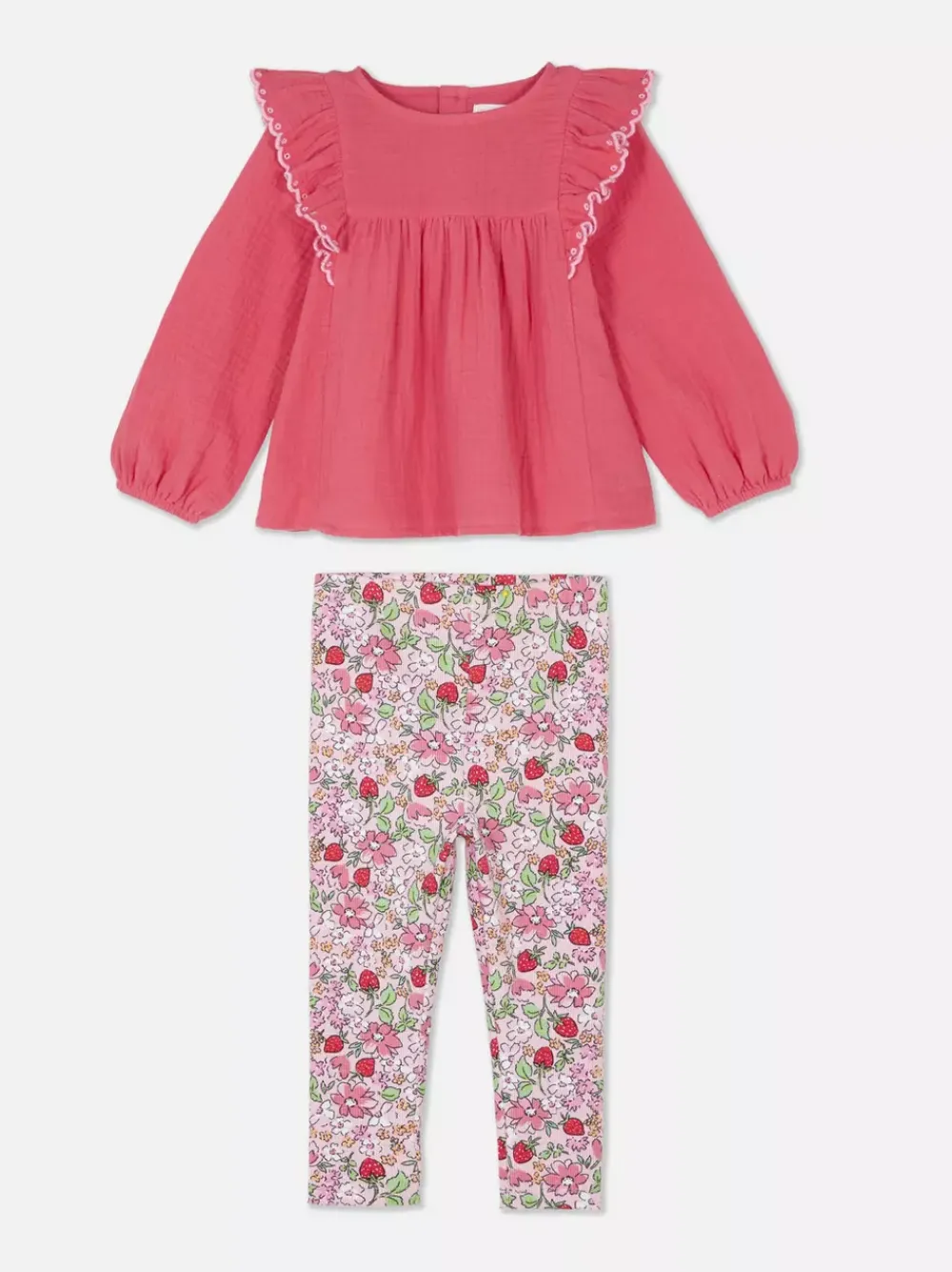 Primark Komplety I Gotowe Stroje<Zestaw z bluzką i legginsami w kwiaty