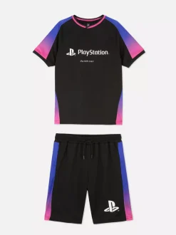 Dzieci Primark Komplety I Gotowe Stroje<Zestaw z T-shirtem i szortami z motywem PlayStation
