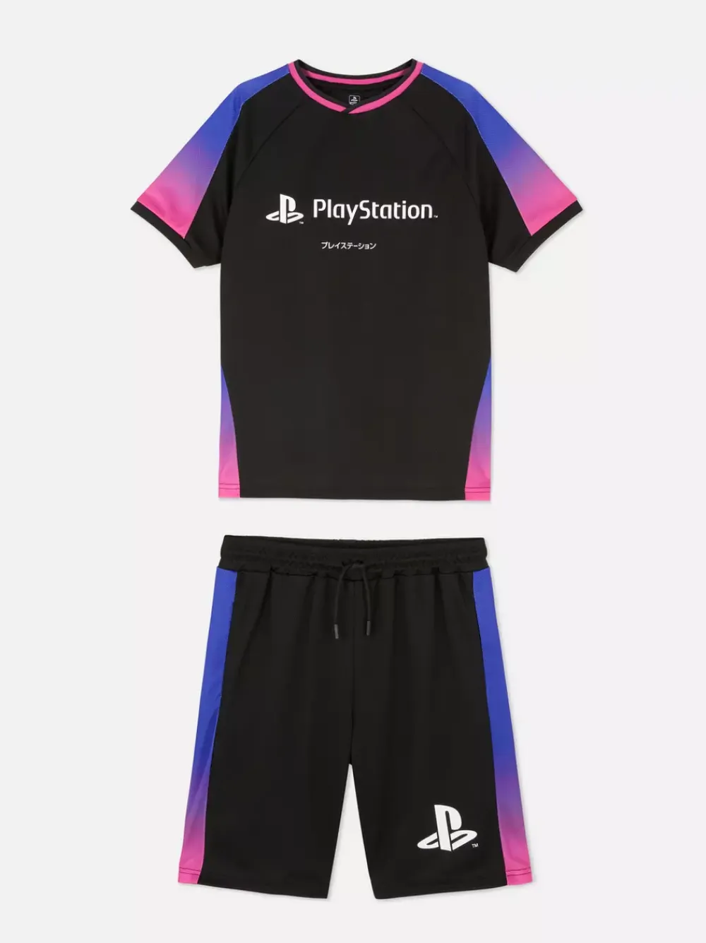 Dzieci Primark Komplety I Gotowe Stroje<Zestaw z T-shirtem i szortami z motywem PlayStation