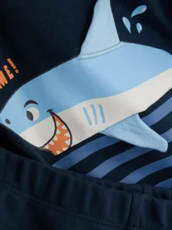 Primark Komplety I Gotowe Stroje<Zestaw z T-shirtem i szortami z motywem rekina